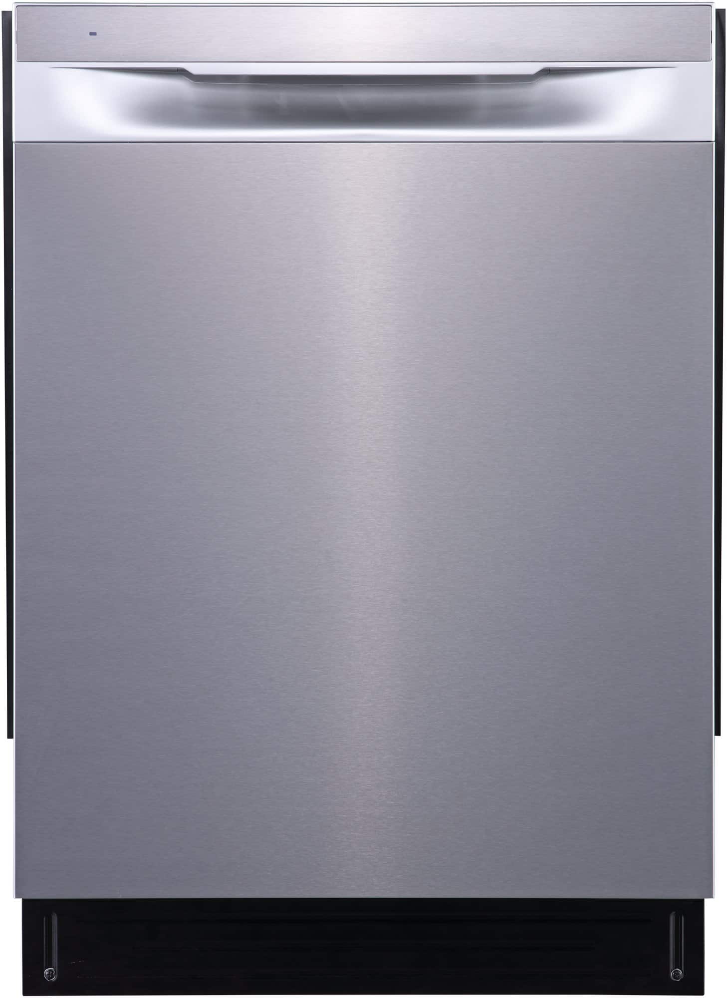 Front. Frigidaire - 24" Built-in Stainless Steel Hybrid Tub Dishwasher 49 dBA - Stainless Steel.