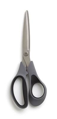 Front. TRU RED - TRU RED™ 8" Titanium Coated Scissors, Straight Handle (TR55025) - Gray.