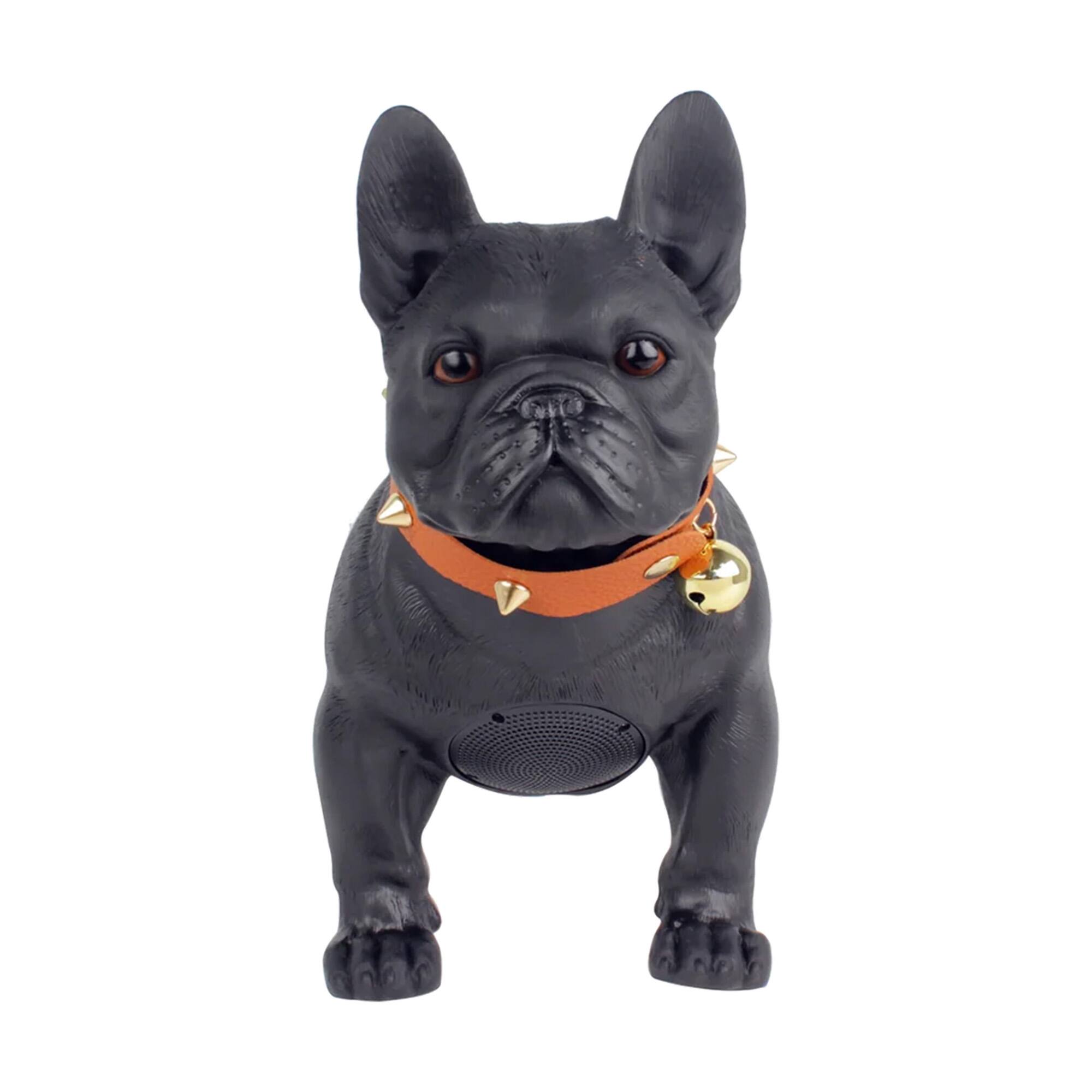 Alt View 1. Max Power - Max Power Bulldog Style Rechargeable Bluetooth Speaker with FM Radio, Black - Black.