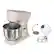 Angle. Bella - STIR 5.3-qt. Tilt-Head Stand Mixer with 12 Speeds - Oatmilk.