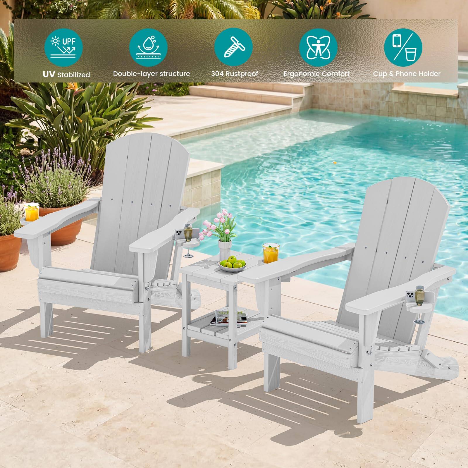 UPF UV Stabilized Double-layer structure 304 Rustproof Ergonomic Comfort Cup & Phone Holder