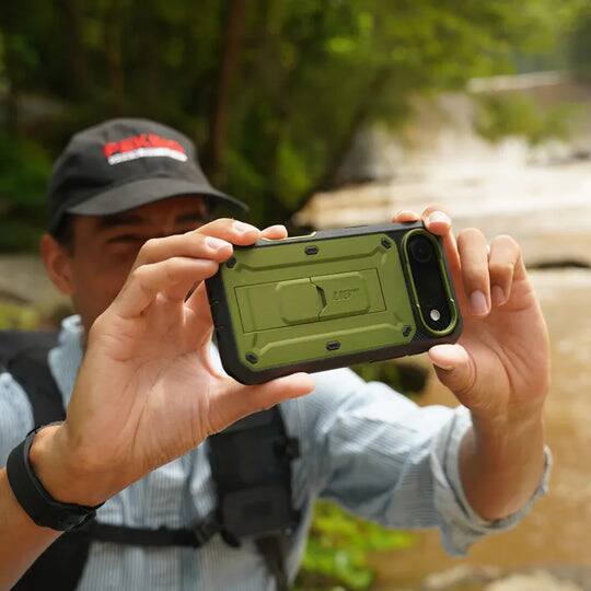 Alt View 1. SUPCASE - Unicorn Beetle Pro Rugged Case for iPhone 17 Air – Full-Body Protection with Screen Protector - Dark Green.