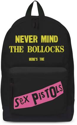 PopMarket - Sex Pistols - Rocksax - Sex Pistols - Never Mind The Bollocks Logo - Backpack with Laptop Pocket - Multicolor