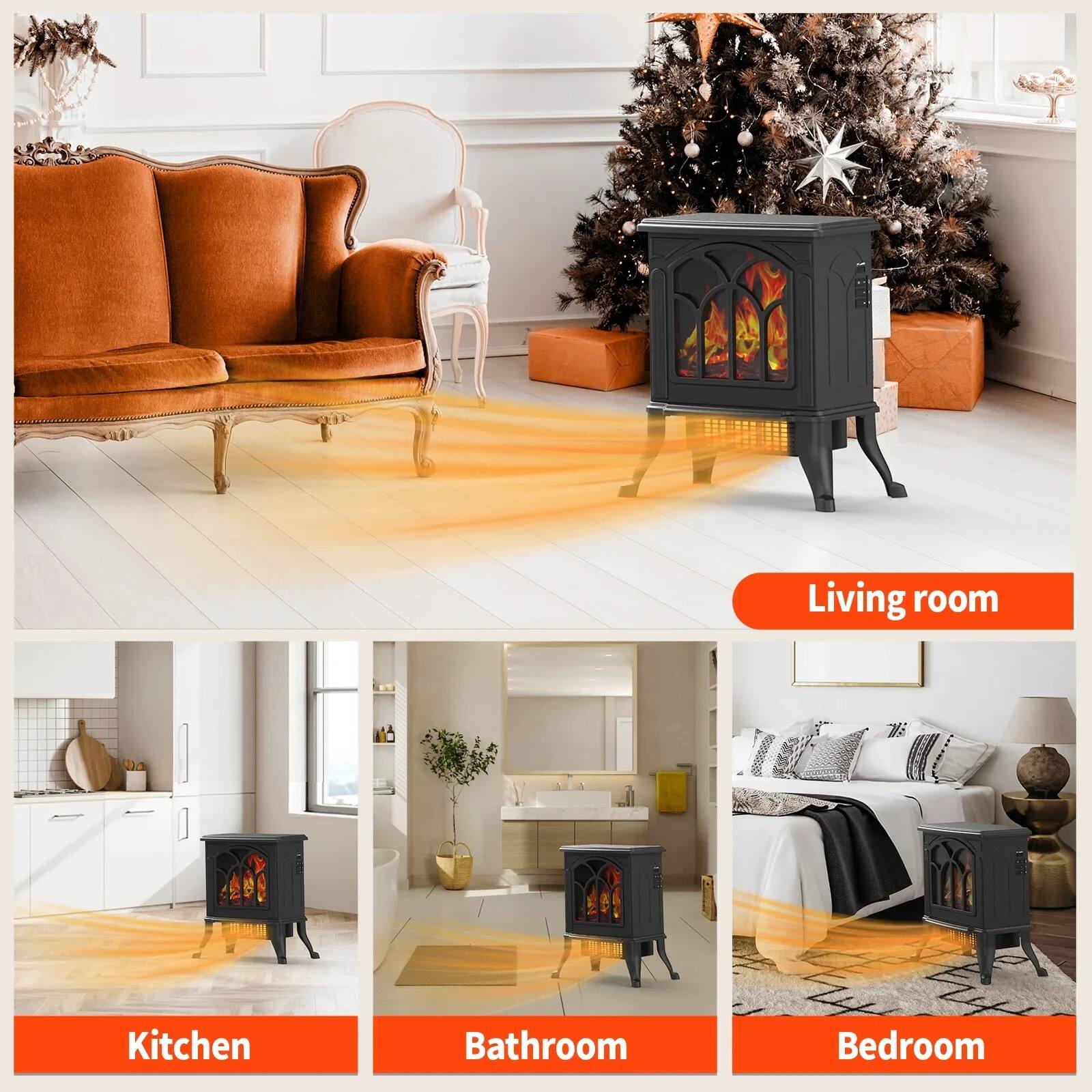 Living room  
Kitchen  
Bathroom  
Bedroom