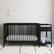 Angle. Graco - Fable 4-in-1 Convertible Crib and Changer - Black.