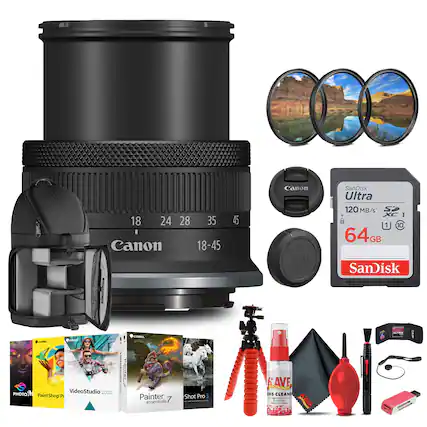 18 24 28 35
Canon 18-45
45
Canon
SanDisk Ultra 120 MB/s
64 GB
SanDisk
VideoStudio 2020
PaintShop Pro
Painter 7 essentials
Shot Pro
KAVE
CLEANER
KAVE