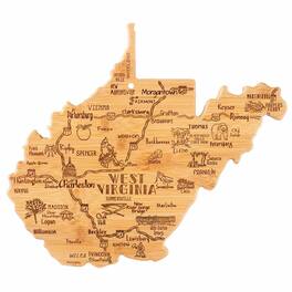 Totally Bamboo - Destination West Virginia Cutting Board, 13-1/2" x 11-3/4"