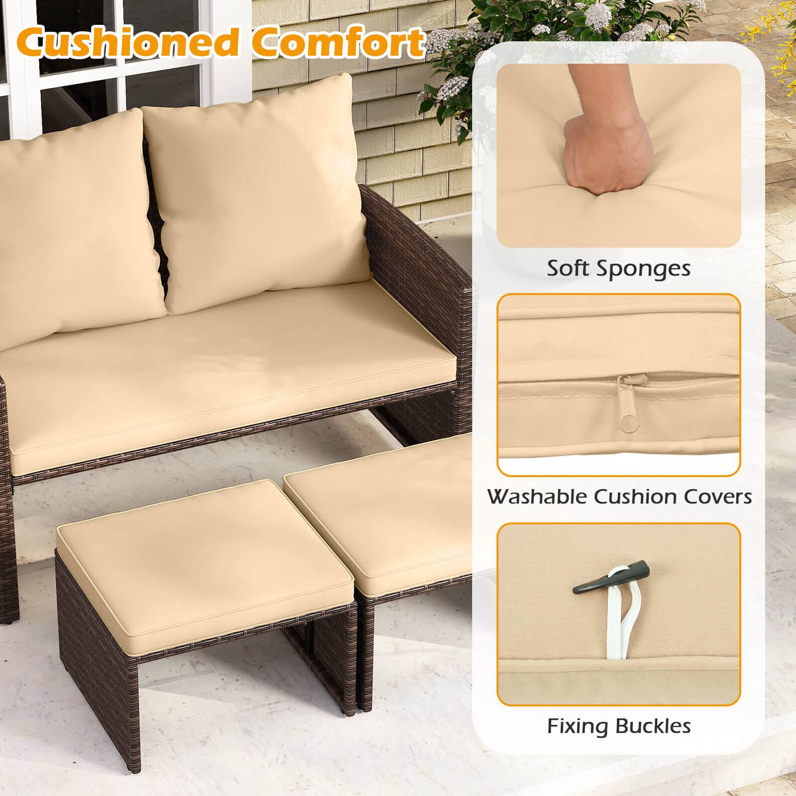 Cushioned Comfort

- Soft Sponges
- Washable Cushion Covers
- Fixing Buckles