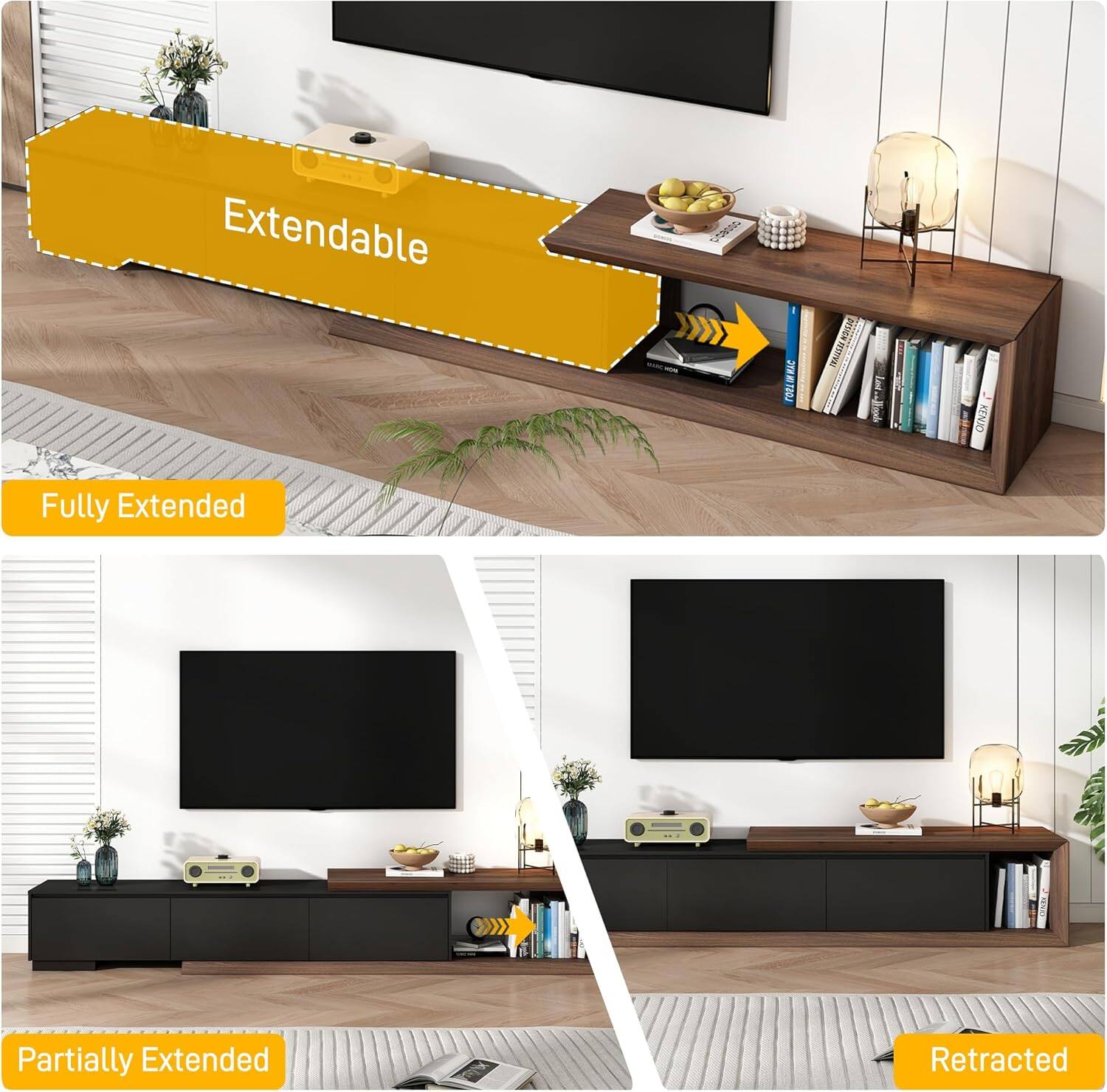 Extendable

Fully Extended

Partially Extended

Retracted