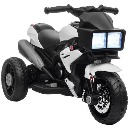 Front. Aosom - 6V Kids Motorcycle Toddler Ride-on Toy, High-Traction Battery-Operated Electric Motorbike with Forward/Reverse Switch.