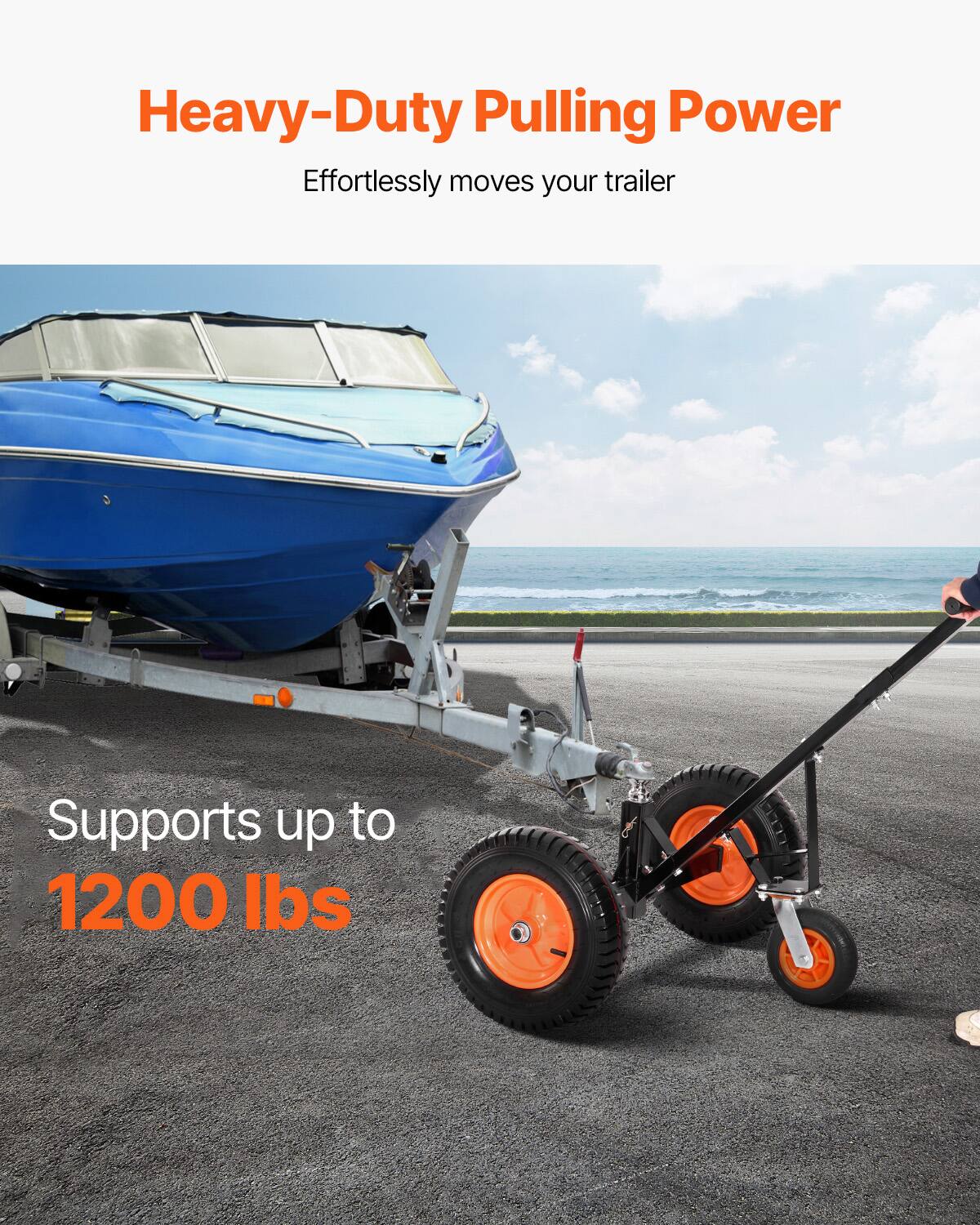 Heavy-Duty Pulling Power  
Effortlessly moves your trailer  

Supports up to 1200 lbs