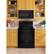 Alt View 13. GE - 5.3 Cu. Ft. Freestanding Electric Convection Range with Self-Cleaning and No-Preheat Air Fry - Black.