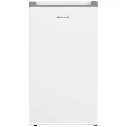 Front. Frigidaire - Frigidaire EFR395COTTON 3.2 Cu. Ft. White Compact Refrigerator - Black.