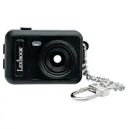 Lexibook - Keychain Miniature Digital Camera Black with built-in Flash memory