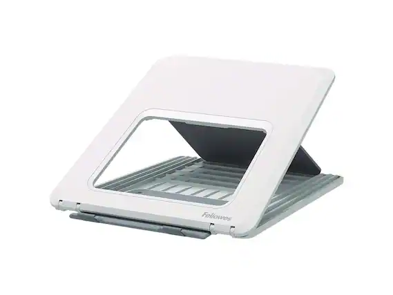 Front. Fellowes - Fellowes Breyta Laptop Stand 12 Height Adjustments 14" Monitor Size White - White.
