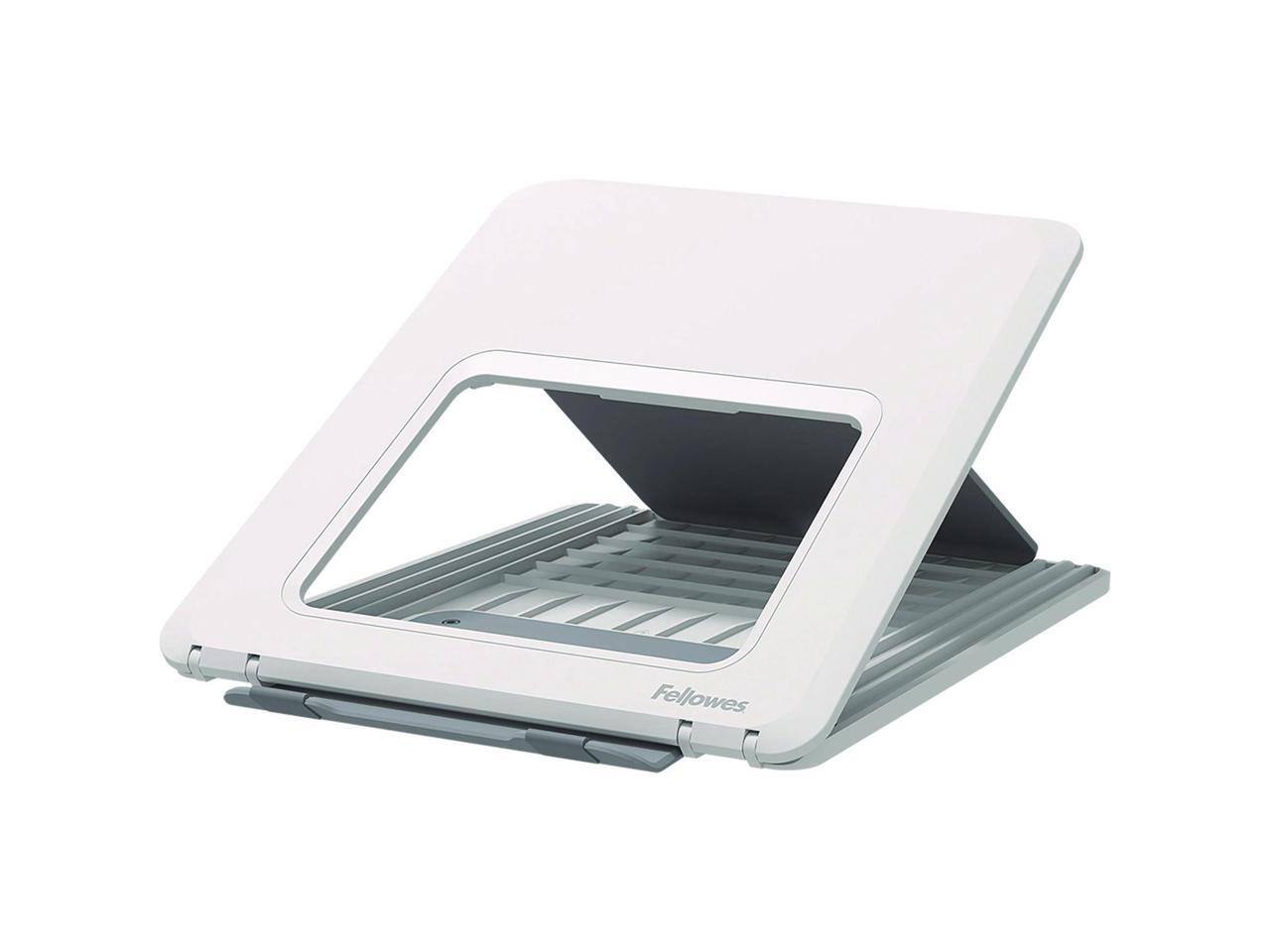 Front. Fellowes - Fellowes Breyta Laptop Stand 12 Height Adjustments 14" Monitor Size  White - White.