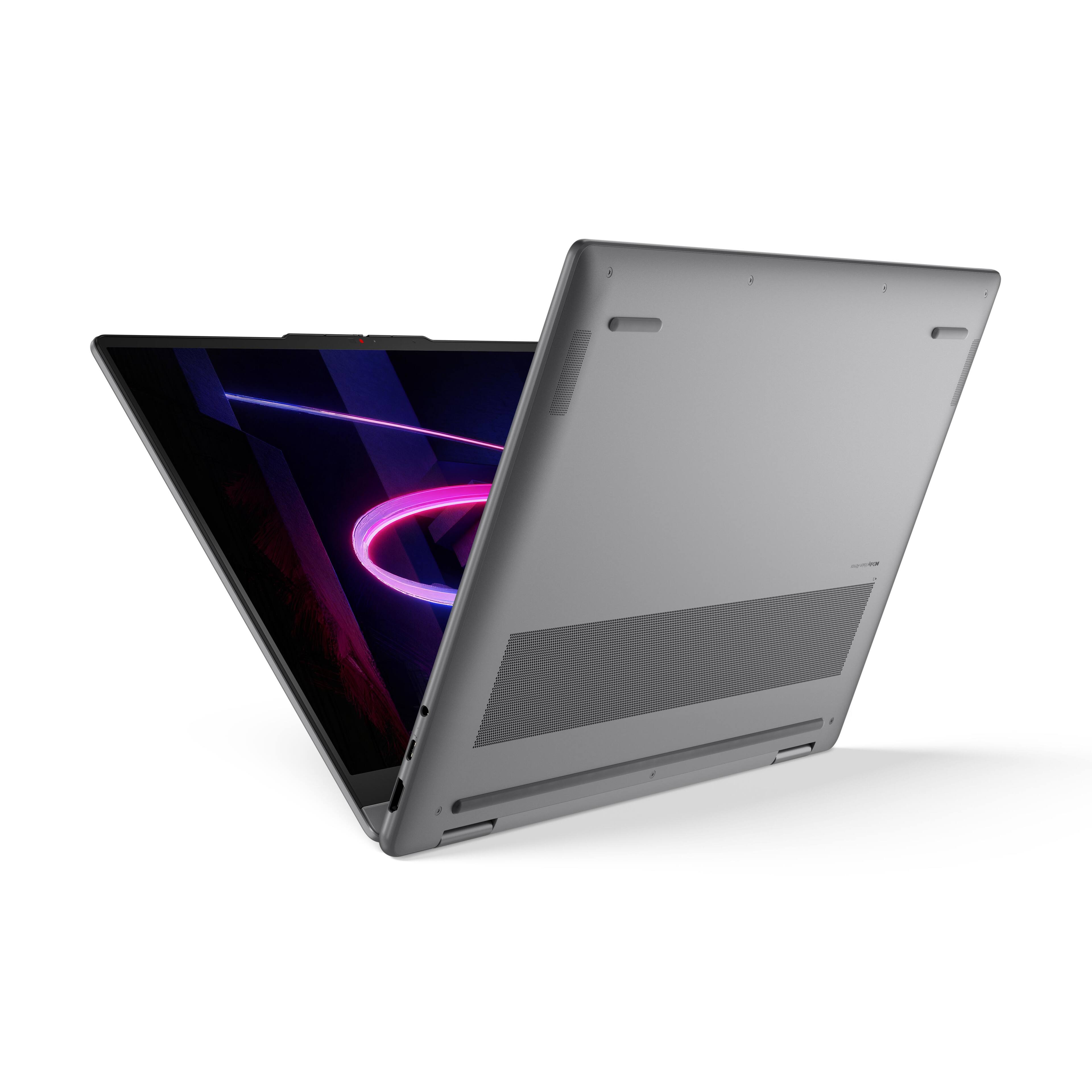 Alt View 6. Lenovo - Yoga 7i 2-in-1 16" 2K Touchscreen Laptop - Intel Core Ultra 5 Processor 322 2026 - 16GB Memory - 512GB SSD - Luna Grey.