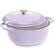 Front. Best Choice Products - Best Choice Products 7.5 Quart Enamel Cast-Iron Dutch Oven, Heavy-Duty Cookware w/ Dual Handles, Lid - Lavender Mist - Lavender Mist.
