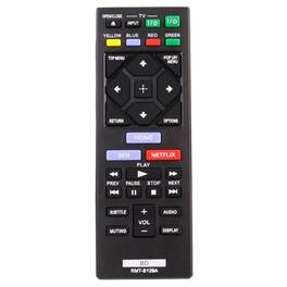 ALLIMITY - Replacement Remote Control RMT-B126A RMT-B128P, Fit for Sony Blu-Ray Player BDP-BX120 BDP-BX320 BDP-BX520 BDP-BX620 - Black