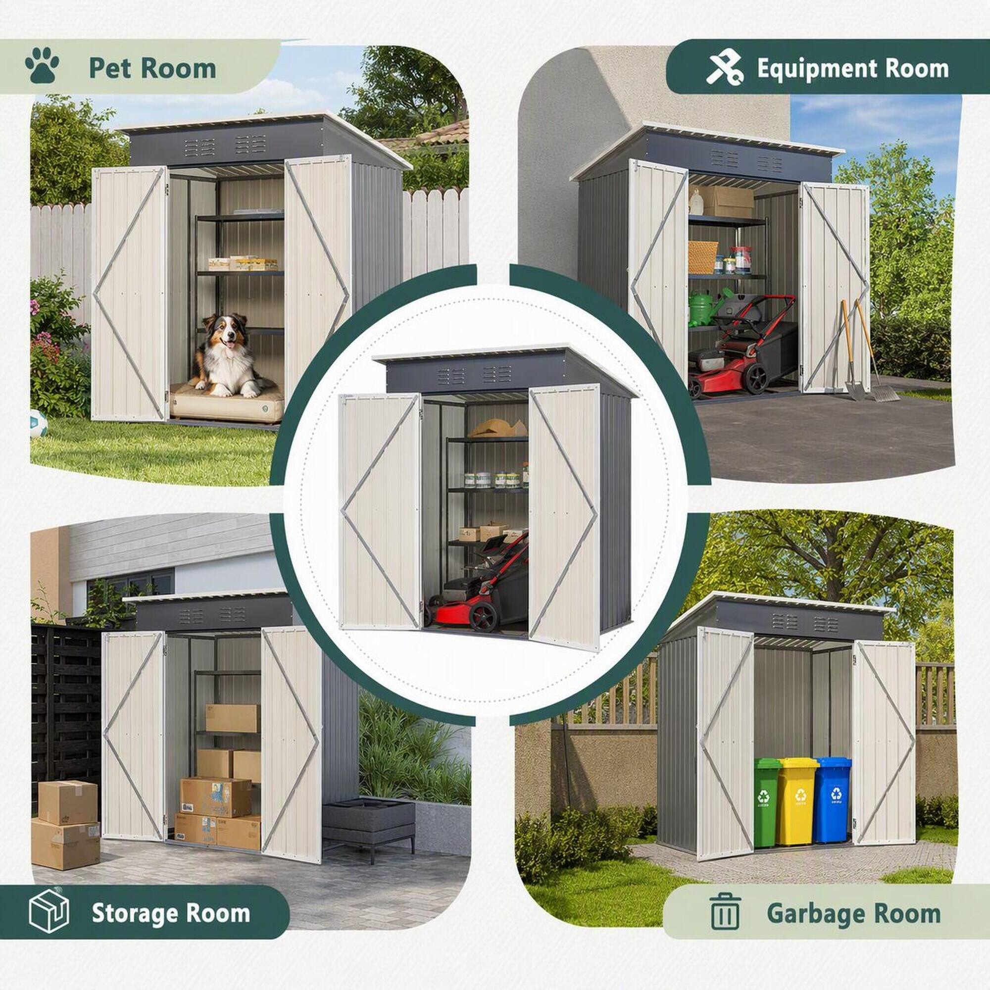 Pet Room  
Equipment Room  
Storage Room  
Garbage Room