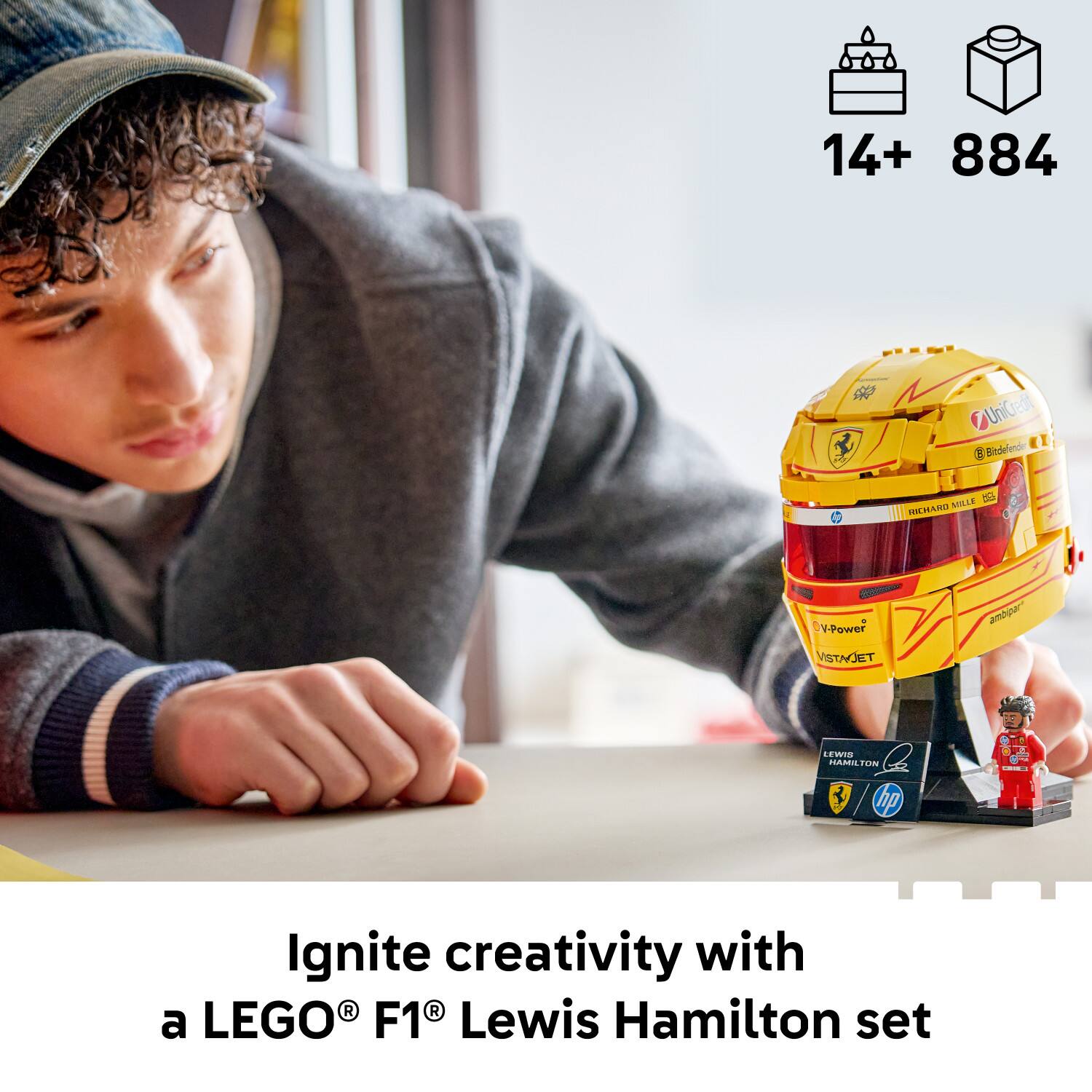 14+ 884

Ignite creativity with a LEGO® F1® Lewis Hamilton set