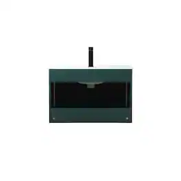 Elegant Kitchen and Bath - 30 Inch Single Bathroom Vanity In - Green