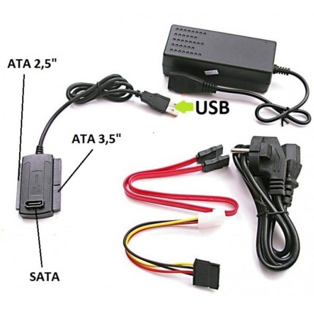 ATA 2.5"  
USB  
ATA 3.5"  
SATA