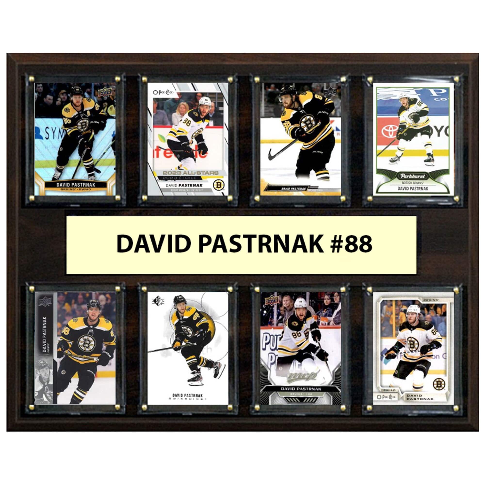 "C&I Collectibles - David Pastrnak 12"" x 15"" Trading Card Plaque - Multicolor" price history on PriceWatchPro