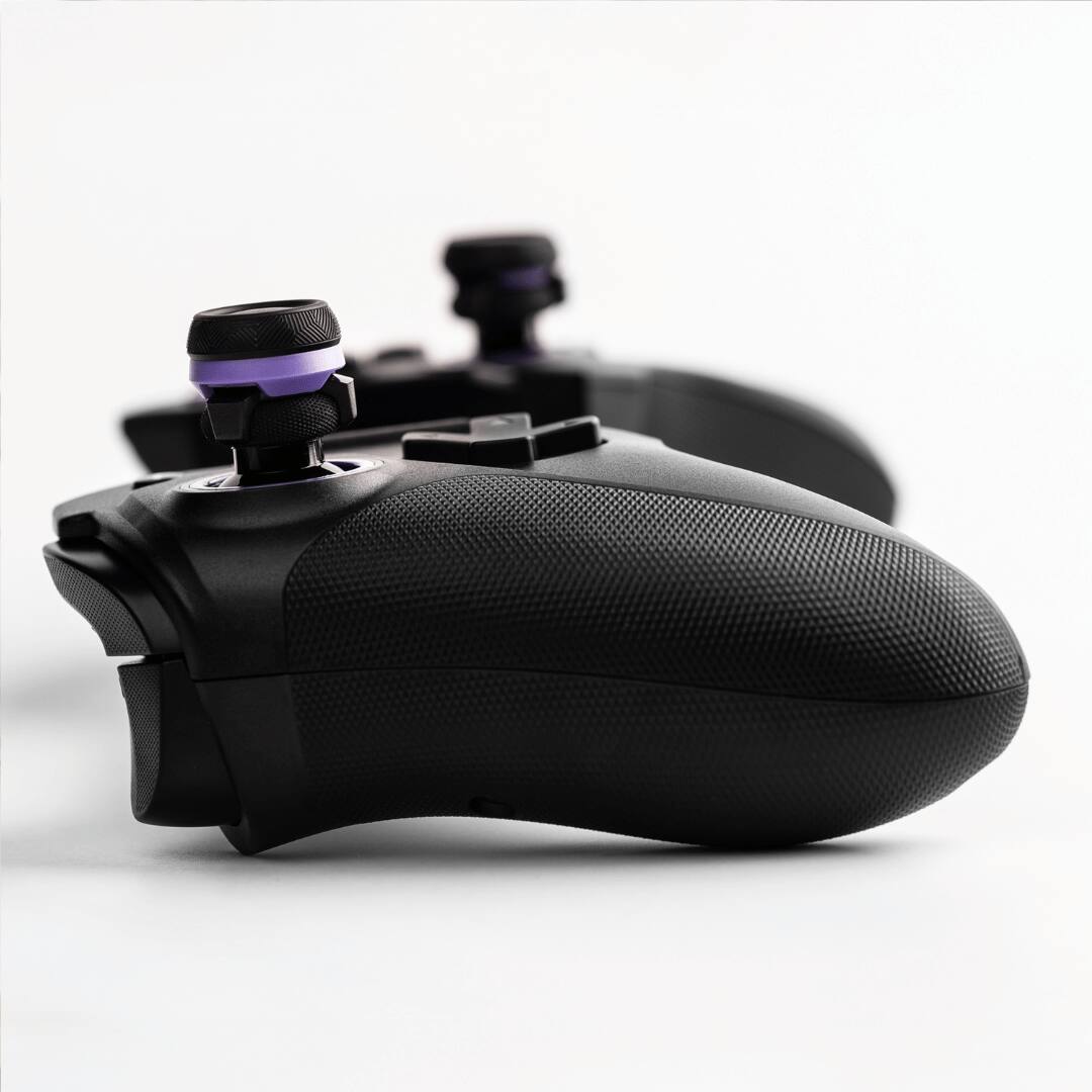 Alt View 6. ELO - ELO - Ascend Pro Gaming Thumbsticks for PlayStation 5, Xbox & Nintendo Switch 2 Pro Controller, Dual-Rise - Black - Black.