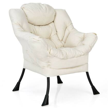 Front. Kadyn - Lounge Chair, Accent Armchair Leisure Chair, Suitable for Home Decor & Daily Use - Beige.