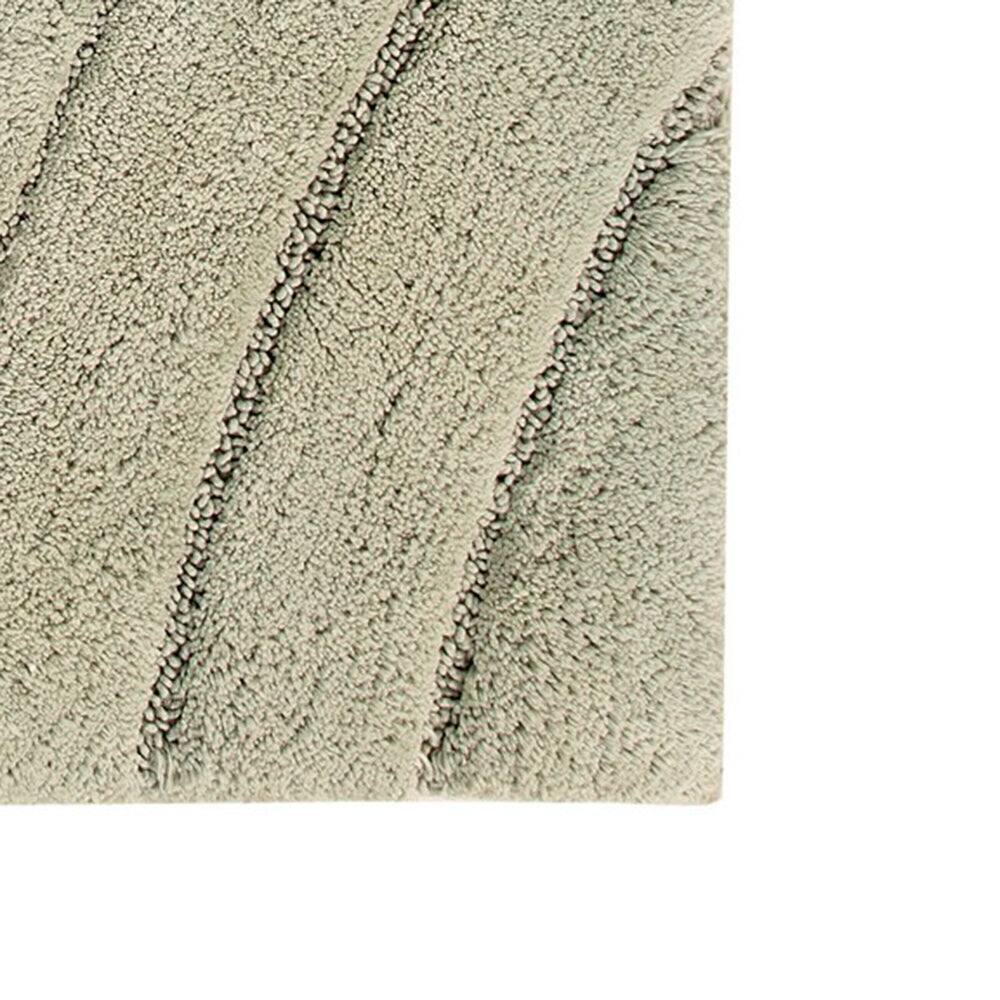 Back. Knightsbridge - Knightsbridge Diamond Pattern Non-Skid Bath Rug - 21" x 34" - Sage.