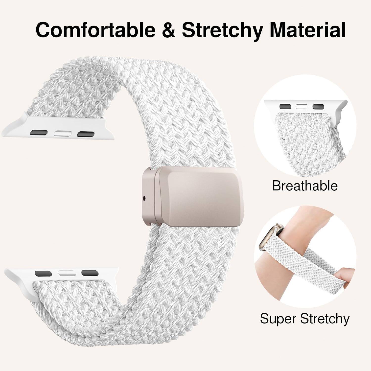 Comfortable & Stretchy Material  
Breathable  
Super Stretchy