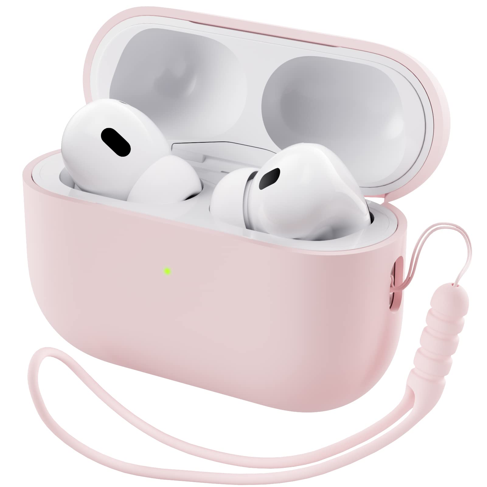 Alt View 1. Ornarto - ORNARTO Bundle for iPhone 15 Pro Case 6.1" in Pink and Silicone for AirPods Pro 2 Case in Pink - Pink.