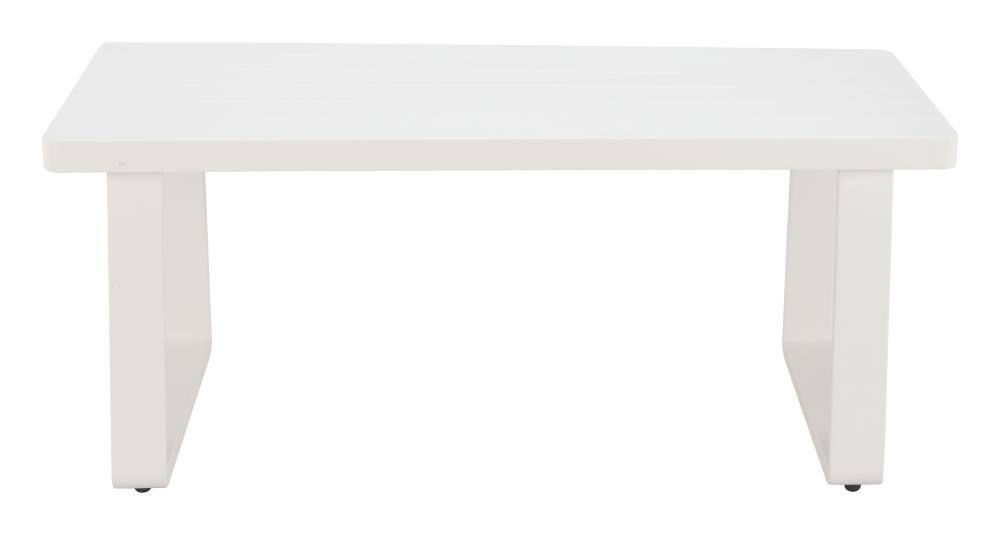 Alt View 2. Hivvago - Welt Coffee Table White - White.