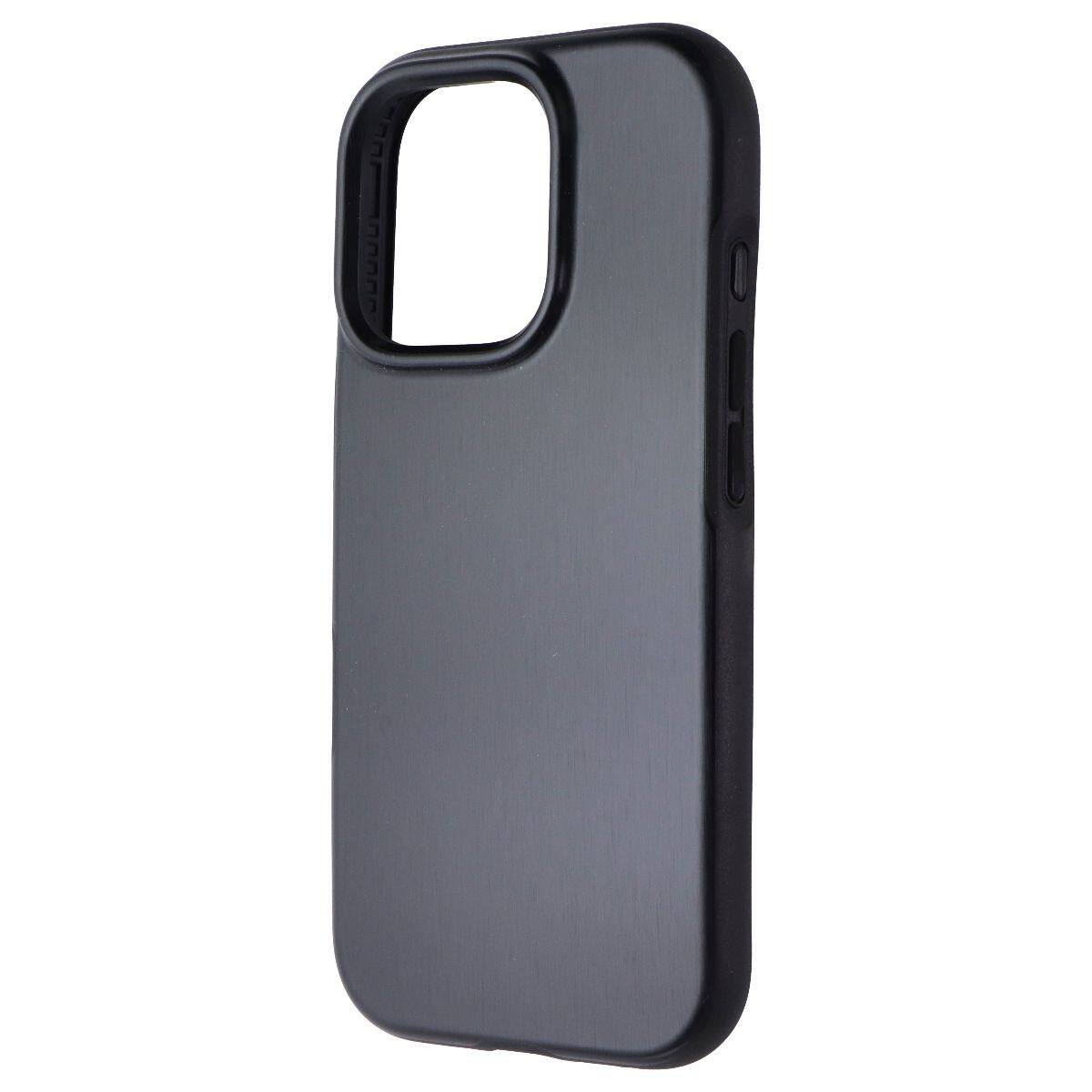 Front. Tech21 - Tech21 EvoDusk Case for MagSafe for Apple iPhone 16 Pro - Black - Black.