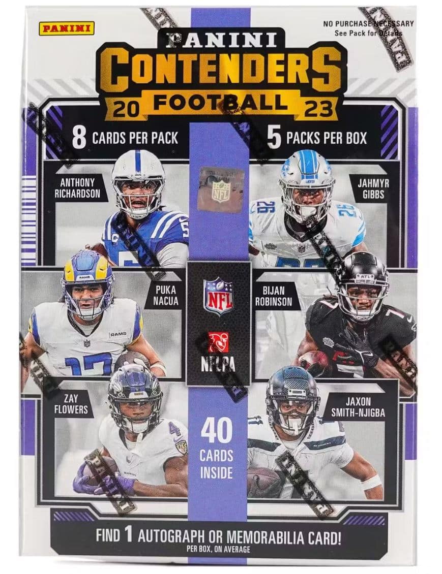Panini - 2023 Contenders Football Hobby Blaster Box price history on PriceWatchPro