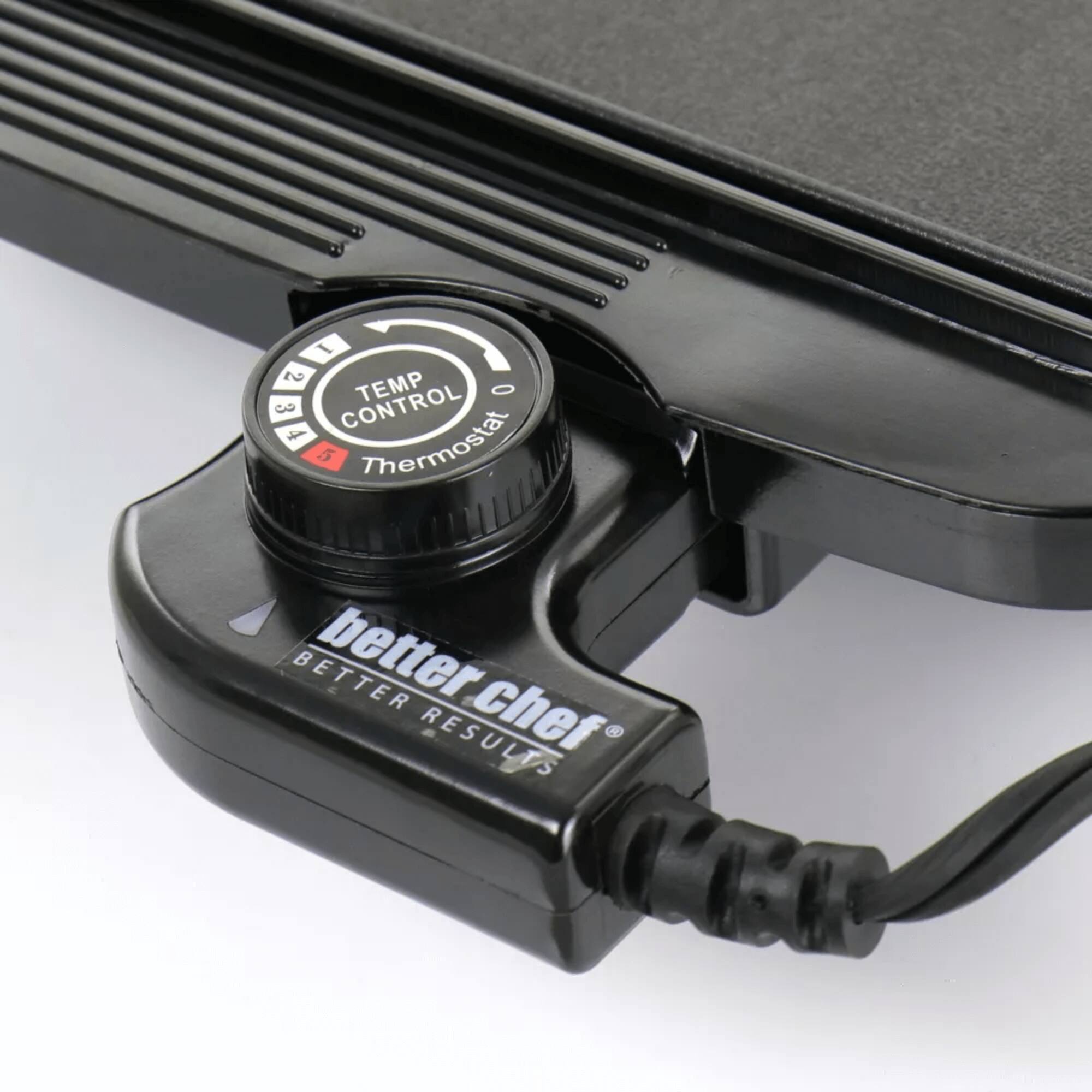 I 2 CONTROL TEMP 0 3 4 5 Thermostat BETTER RESULTS chef