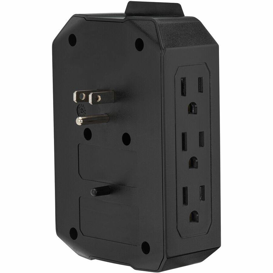 Alt View 8. Tripp Lite - Tripp Lite series Protect It! SK62SL 6-Outlets Surge Suppressor/Protector - Phone, Tablet, Computer, Household - Black.