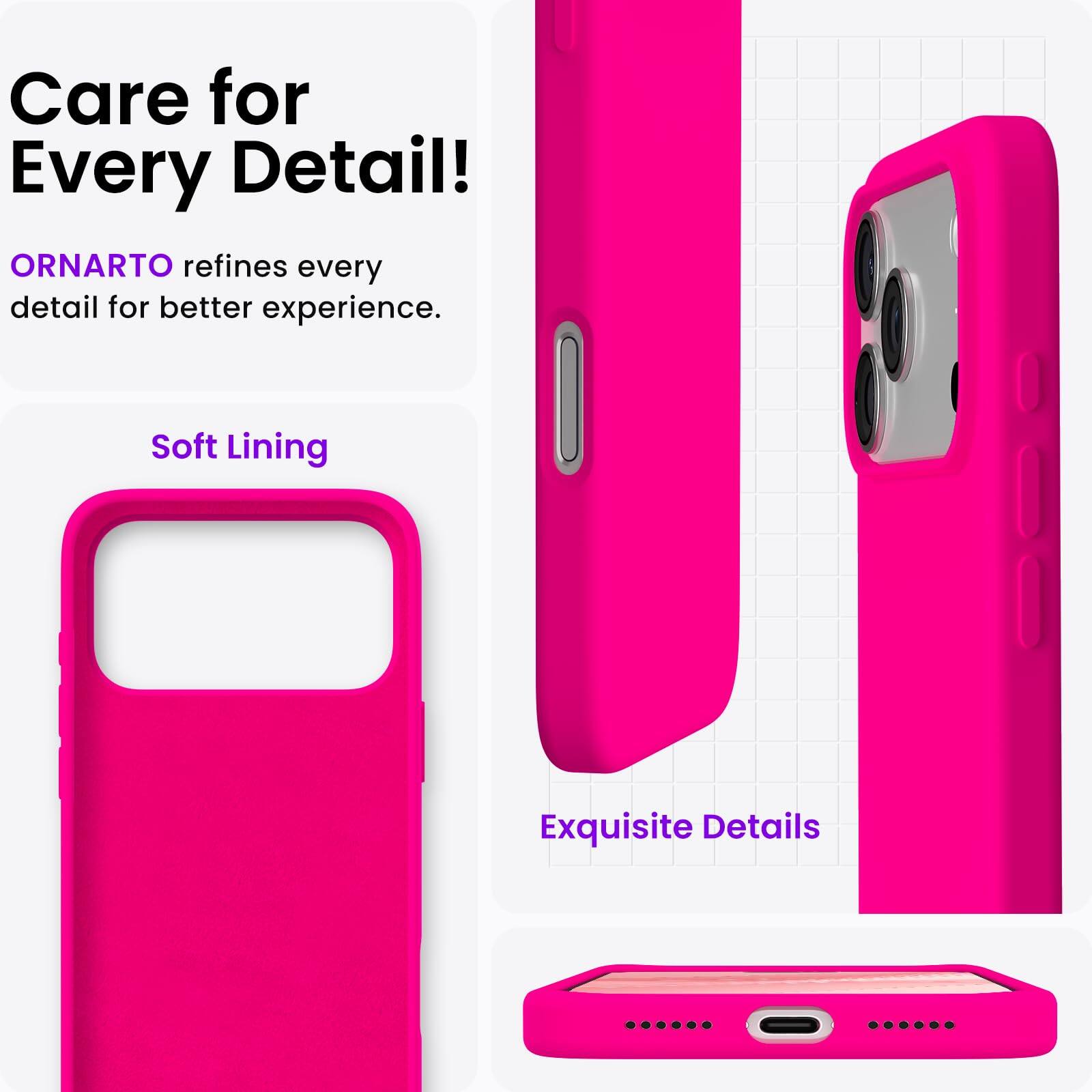 Care for Every Detail!  
ORNARTO refines every detail for better experience.  
Soft Lining  
Exquisite Details