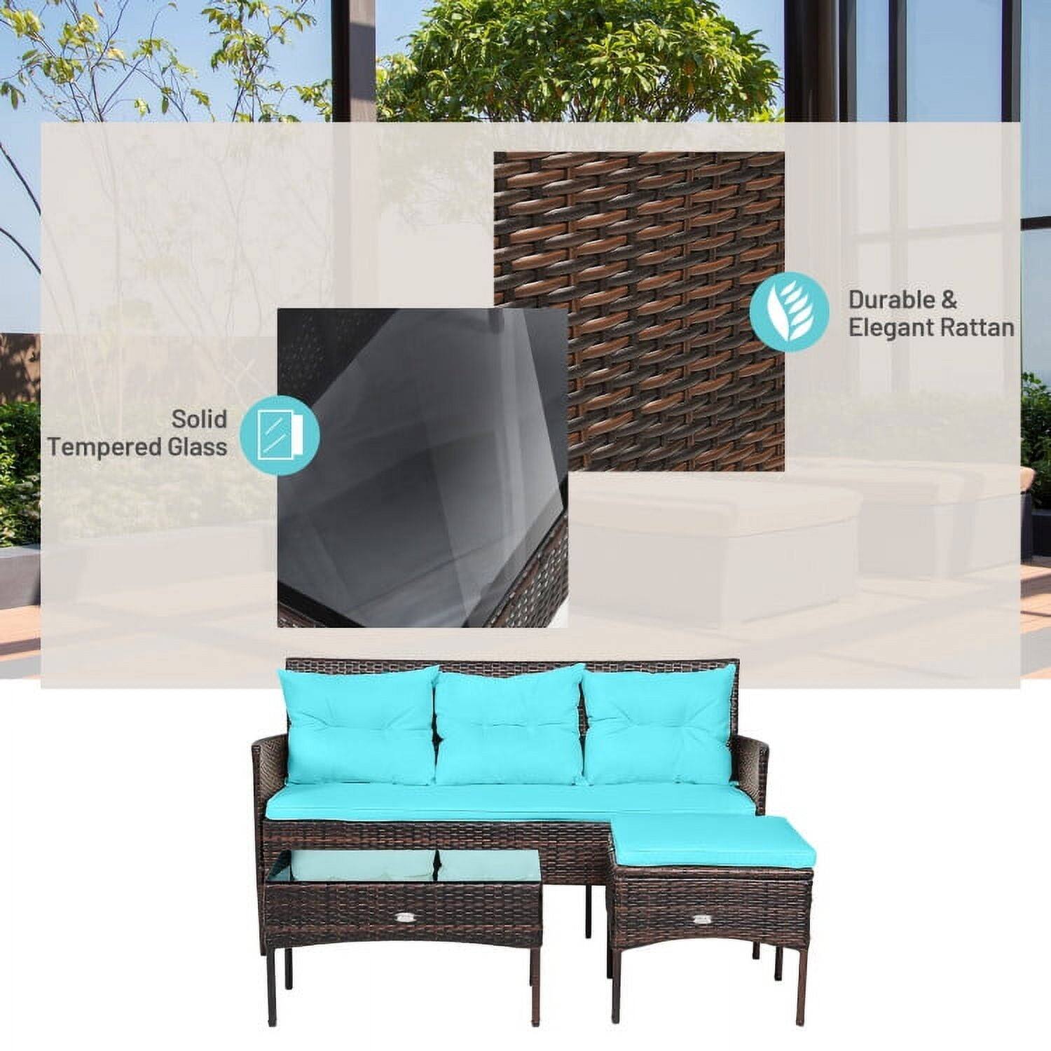 Durable & Elegant Rattan  
Solid Tempered Glass