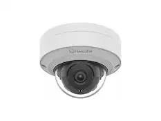 Front. Samsung - Hanwha QNV-C8012 5 Megapixel Outdoor Network Camera - Color - Dome - White - Infrared Night Vision - H.265, H.264 - White.