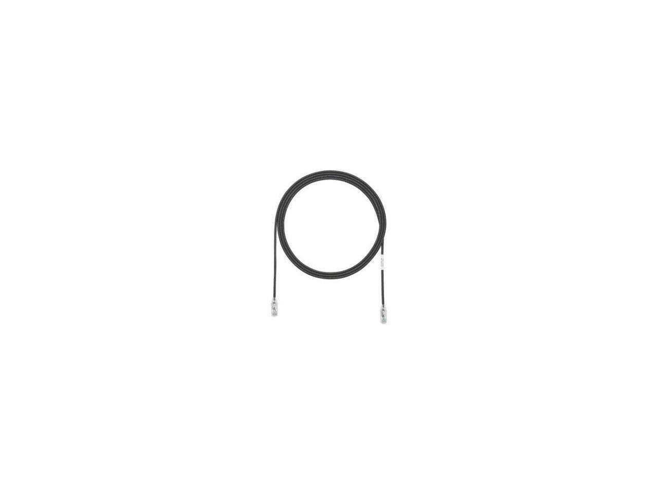 Alt View 2. Panduit - Panduit UTP28SP6BL 6 ft. Cat 6 Black UTP 28AWG CM LSZH Copper Patch Cord.