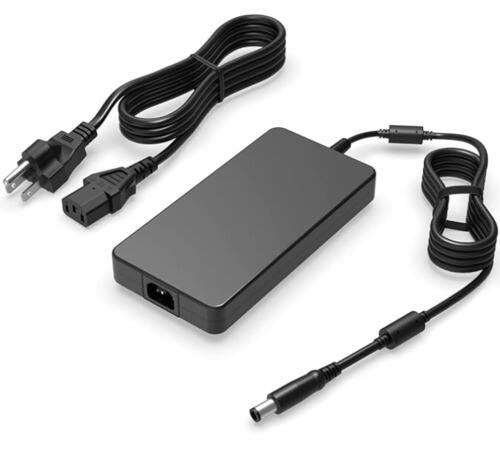 Dell - Refurbished Excellent - 450-AHHE 240 Watts Slim AC Adapter with 3 feet Power Cord - 7.4 mm Barrel - 19.5 Volts DC - Possibly Black
