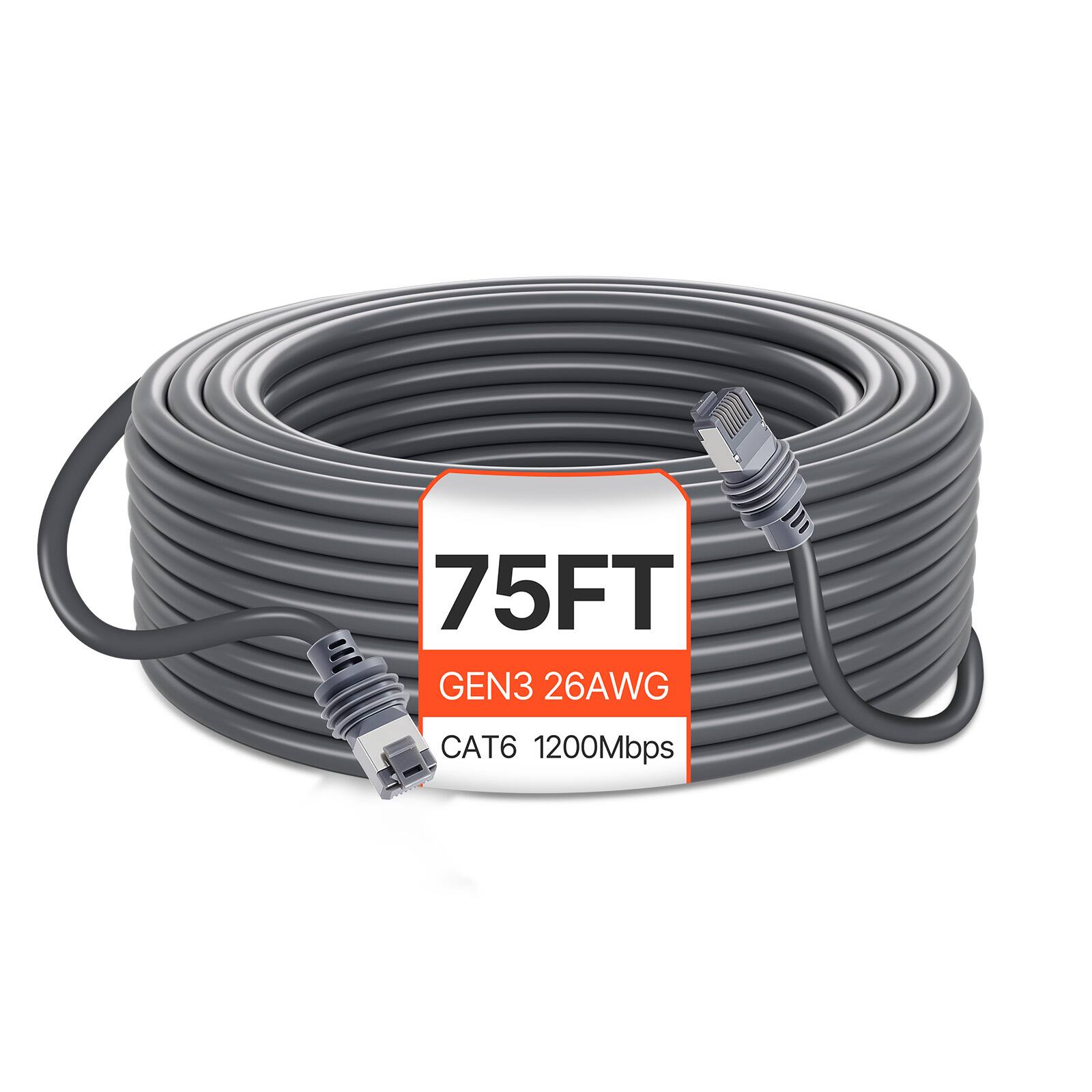75FT GEN3 26AWG CAT6 1200Mbps