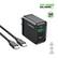 FAST CHARGE WALL CHARGER 30W PD&QC FAST CHARGE 30 WATT
ESOULK GaN 30W QC
Higher Efficiency & Less Heat
Voltage Protection
Over-Heating Safe Charging