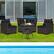 Alt View 3. Costway - 4PCS Patio Rattan Furniture Set Cushioned Sofa Glass Table Garden - Mix Brown/Black.