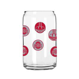 Logo Brands - Ohio State Buckeyes 16oz. Smiley Can Glass - Multicolor