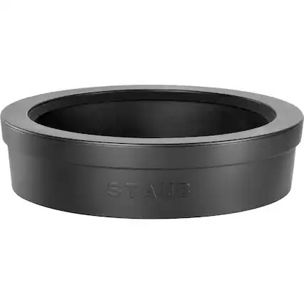 Front. Staub - Staub Multi Cooker 9-in Accessory Ring - Black.