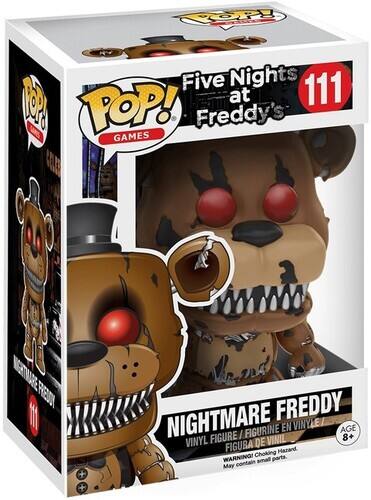 Five Nights at Freddy's 111 | POP! GAMES | NIGHTMARE FREDDY | FIGURINE EN VINYLE | AGE FIGURE / 8+ | VINYL FIGURA DE VINIL | Choking Hazard. WARNING! May contain small parts.