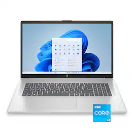 HP - 17.3" HD+ Laptop - Intel Core i3 - 8GB Memory - 256GB SSD - Natural Silver